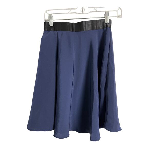 Phillip Lim for Target Womens skirt Navy Blue A-line 2 Collab Preppy twee - Picture 1 of 6